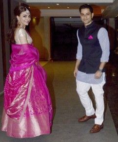 Soha looks beautiful in this lengha