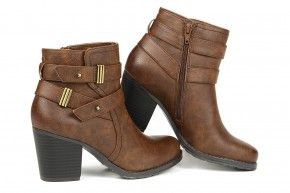 Tan Ankle Boots by Bata