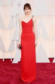 Dakota Johnson looks 50 shades of perfect in red Saint Laurent