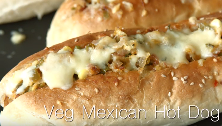 veg-mexican-hot-dog-tea-time-snack-quick-easy-recipe