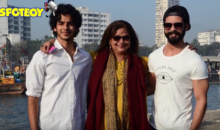 Shahid Kapoor On The Sets Of Brother Ishaan Khatter’s Debut Film