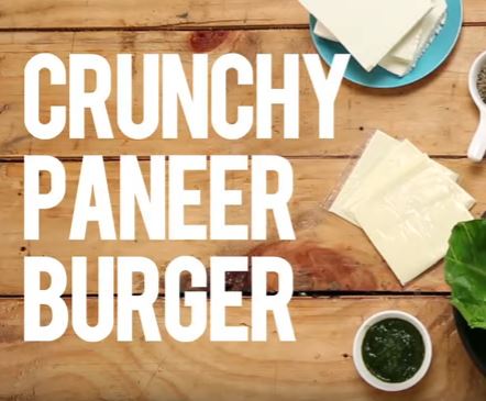 Crunchy Paneer Burger